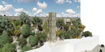 Casares trabaja en el proyecto de un ascensor al recinto del Castillo