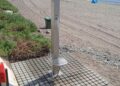 Una nueva ducha para la playa de perros de Casares