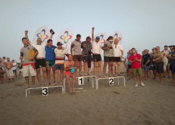 La playa de La Noria acoge las Series Españolas de Rugby Beach 5