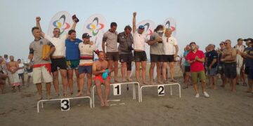 La playa de La Noria acoge las Series Españolas de Rugby Beach 5