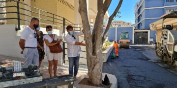 Afaltado y mejora de la accesibilidad en la calle Apolo de Sabinillas