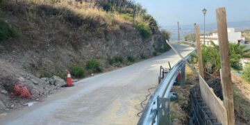 Continúan las mejoras en la Fuente de la Arquita de Casares