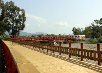 Entran en su recta final las obras del nuevo tramo de corredor litoral en la zona de Guadalmansa