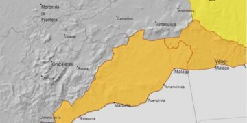 Toda la Costa del Sol con aviso naranja por temperaturas de hasta 39 grados