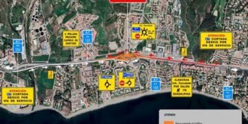 Cortan la autovía A-7 la madrugada del 25 y 27 de julio en el tramo del enlace de Cancelada en Estepona