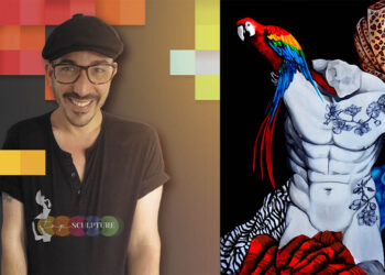 El pintor e ilustrador madrileño Aarón Izquierdo muestra su colección «Top Sculpture» en Marbella