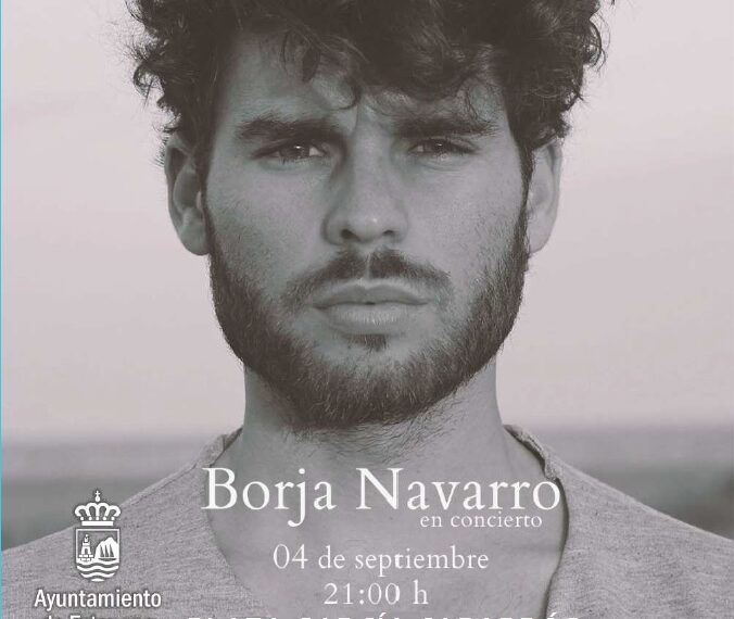 El cantante y compositor Borja Navarro actuará en la Plaza García Caparrós de Estepona