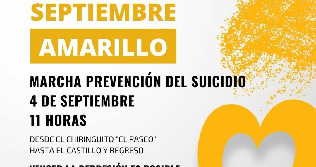 El próximo 4 de septiembre Manilva acogerá una marcha en contra del suicidio