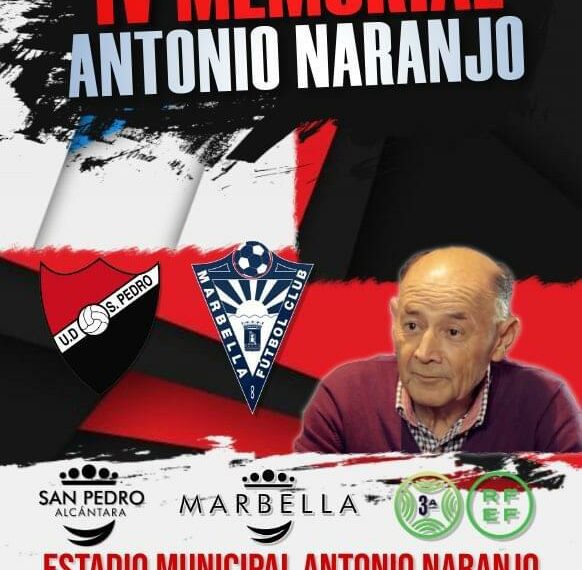 El IV Memorial Antonio Naranjo se celebrará el 28 de agosto a beneficio de Cudeca