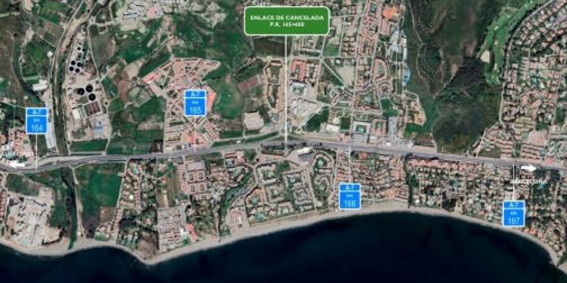 Reabre al tráfico el paso superior del enlace de Cancelada en la autovía A-7