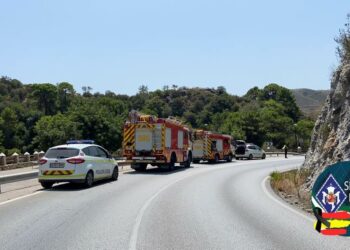 Rescatan a un hombre en el río Guadalmina tras sufrir una parada cardiorrespiratoria
