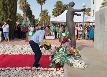 Casares participa en el 85 aniversario del fusilamiento de Blas Infante