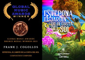 El  finalista de ‘Estepona Crea 2021’ Fran J. Cogollos consigue la medalla de bronce en los Global Music Awards