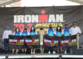 Dos equipos del programa ‘Marca Marbella’ y ‘Marca San Pedro’, en el Ironman 70.3