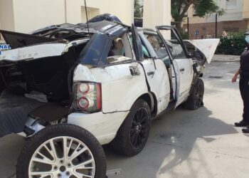 Detienen en Estepona al conductor de un 4×4 robado tras perder el control del vehículo por exceso de velocidad