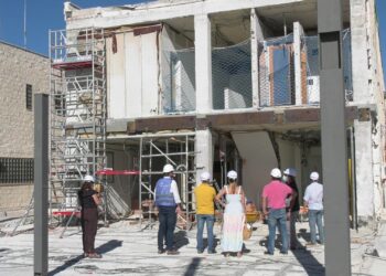 Avanzan las obras de la Escuela Municipal de Música de Manilva