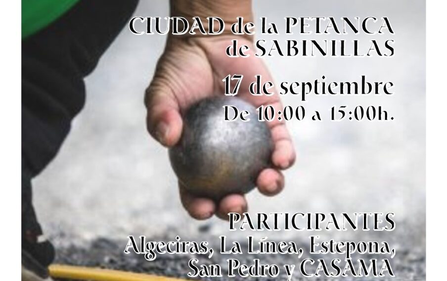 Este viernes se inaugura la Ciudad de la Petanca