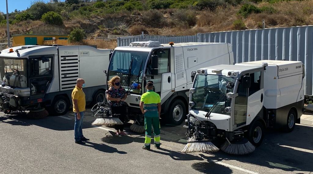 Más maquinaria para el servicio de limpieza de Manilva