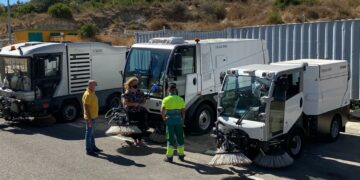 Más maquinaria para el servicio de limpieza de Manilva