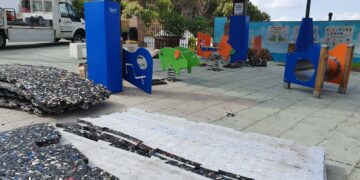 Vuelve el parque infantil al Paseo de la Carrera