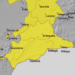 La AEMET activa el aviso amarillo por lluvias en la Costa del Sol hasta la noche hoy viernes