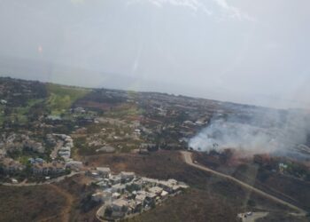 Declarado un incendio cercano a una urbanización de Benahavís