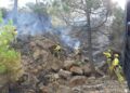 Continúan trabajando en incendio de Sierra Bermeja para liquidar puntos calientes