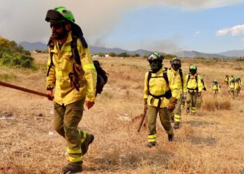 Dado de alta el segundo bombero herido en el incendio de Sierra Bermeja