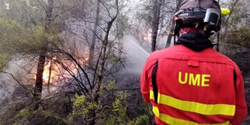 El incendio en Sierra Bermeja pasa a nivel 2 y el Ejército ya está preparado para intervenir