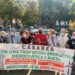 Más de 40 casareños acuden a una manifestación contra la implantación descontrolada de renovables