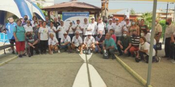 Gran ambiente en la Copa provincial celebrada en la Ciudad de la Petanca en Sabinillas