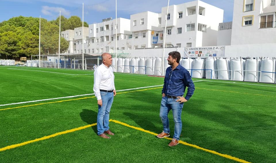 Recta final para la sustitución del césped de Las Viñas