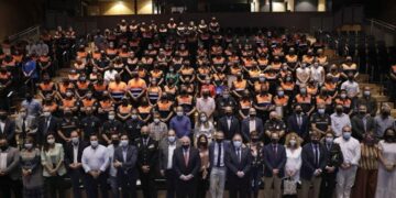 Homenaje a Protección Civil de Manilva por su lucha contra el covid-19 y el incendio de Sierra Bermeja