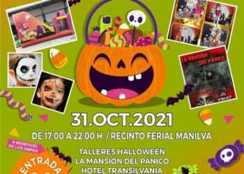 El recinto ferial de Manilva acoge hoy la fiesta infantil de Halloween