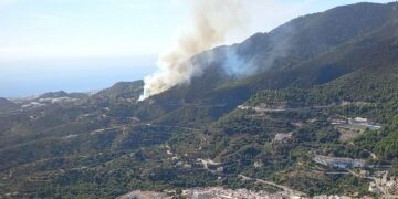 Declarado un incendio forestal en Sierra Blanca