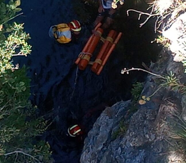Rescatan a un hombre en el Cañón de Las Angosturas de Benahavís