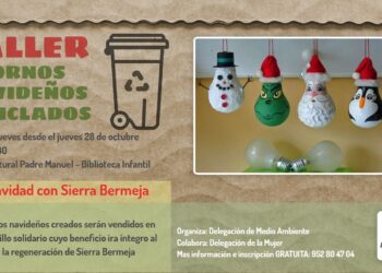 Estepona organiza un taller solidario para elaborar adornos navideños con materiales reciclados