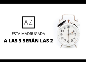 Esta madrugada a las 3 serán las 2