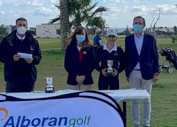 La golfista de Secadero Marta Aguilar ganadora del Campeonato Ciudad de Almería de Golf