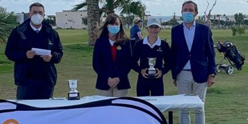 La golfista de Secadero Marta Aguilar ganadora del Campeonato Ciudad de Almería de Golf
