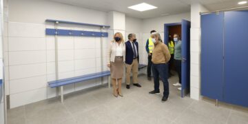 Completada la primera fase de la remodelación del pabellón Elena Benítez de San Pedro Alcántara