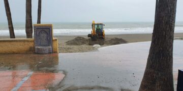 Acosol trabaja frente a los daños ocasionados por el temporal de viento y oleaje