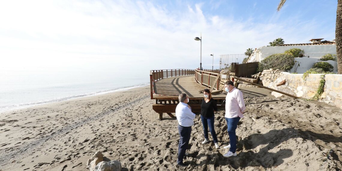 El Ayuntamiento de Marbella firmará un Decreto de Emergencia para reparar los daños del temporal