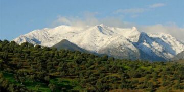 La DANA podría cubrir de blanco Sierra Bermeja esta semana
