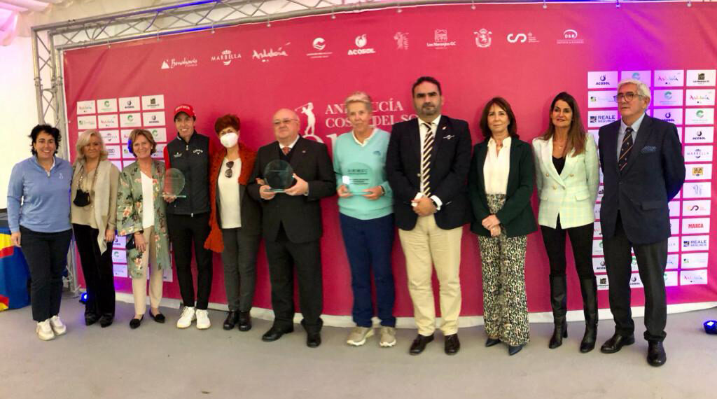 AMMDE brinda reconocimiento en Marbella a cuatro referentes nacionales del golf femenino
