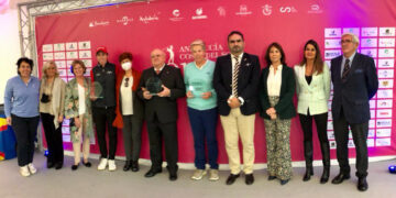 AMMDE brinda reconocimiento en Marbella a cuatro referentes nacionales del golf femenino