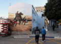Un mural sobre el marqués del Duero una nueva fachada en San Pedro Alcántara