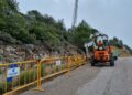 Continúan las obras de soterramiento de la línea eléctrica entre Los Arenales y Vasari de Casares