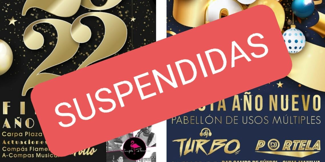 Se suspenden las fiestas de Fin de Año de Manilva
