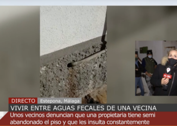 El infierno de unos vecinos de Estepona: viven entre insultos, amenazas y agresiones por unas aguas fecales